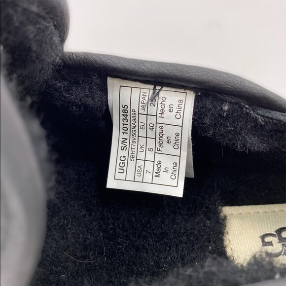 NEW UGG Cooke Black Suede Men Slipper 7